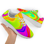 Abstract Liquid Trippy Print Sport Shoes GearFrost