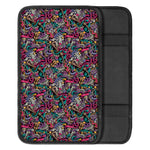 Abstract Music Pattern Print Car Center Console Cover