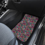 Abstract Music Pattern Print Front and Back Car Floor Mats