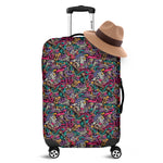 Abstract Music Pattern Print Luggage Cover