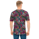 Abstract Music Pattern Print Men's T-Shirt