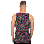 Abstract Music Pattern Print Men's Tank Top
