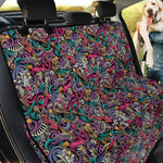 Abstract Music Pattern Print Pet Car Back Seat Cover