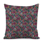 Abstract Music Pattern Print Pillow Cover