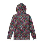 Abstract Music Pattern Print Pullover Hoodie