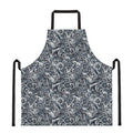Abstract Nautical Anchor Pattern Print Apron