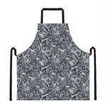 Abstract Nautical Anchor Pattern Print Apron