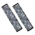 Abstract Nautical Anchor Pattern Print Car Seat Belt Covers