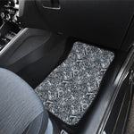 Abstract Nautical Anchor Pattern Print Front Car Floor Mats