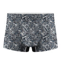 Abstract Nautical Anchor Pattern Print Men's Boxer Briefs