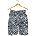 Abstract Nautical Anchor Pattern Print Men's Shorts