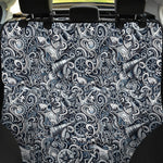 Abstract Nautical Anchor Pattern Print Pet Car Back Seat Cover