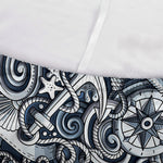 Abstract Nautical Anchor Pattern Print Sofa Cover