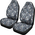 Abstract Nautical Anchor Pattern Print Universal Fit Car Seat Covers