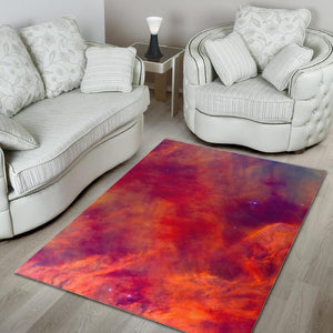 Abstract Nebula Cloud Galaxy Space Print Area Rug GearFrost
