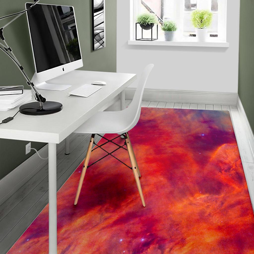Abstract Nebula Cloud Galaxy Space Print Area Rug GearFrost