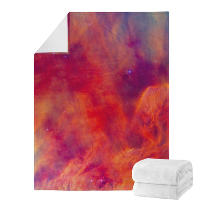 Abstract Nebula Cloud Galaxy Space Print Blanket