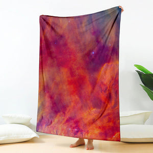 Abstract Nebula Cloud Galaxy Space Print Blanket