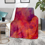 Abstract Nebula Cloud Galaxy Space Print Blanket