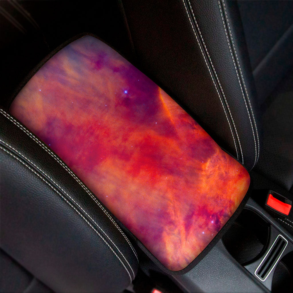 Abstract Nebula Cloud Galaxy Space Print Car Center Console Cover