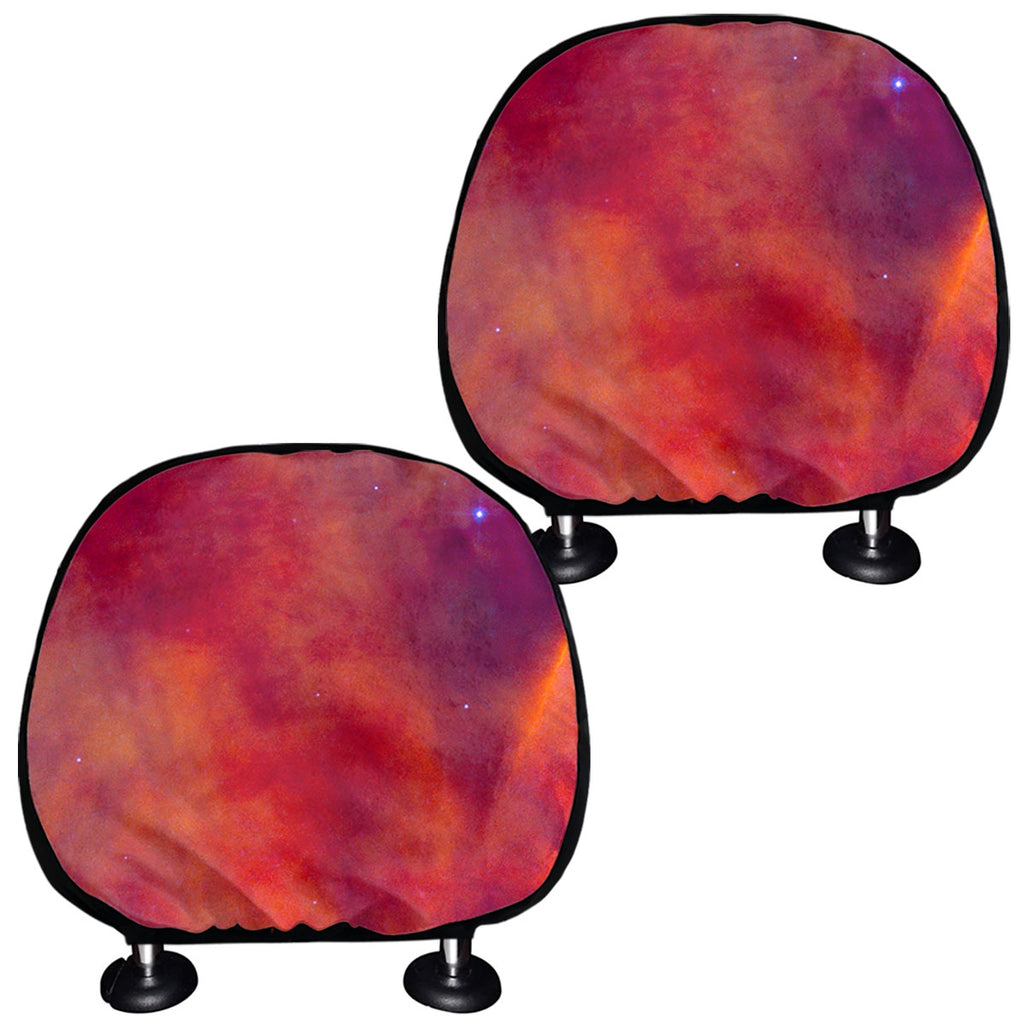 Abstract Nebula Cloud Galaxy Space Print Car Headrest Covers