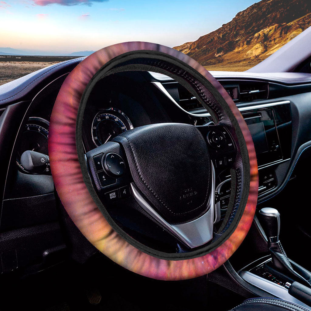 Abstract Nebula Cloud Galaxy Space Print Car Steering Wheel Cover