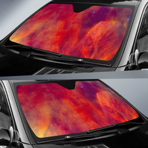 Abstract Nebula Cloud Galaxy Space Print Car Sun Shade GearFrost