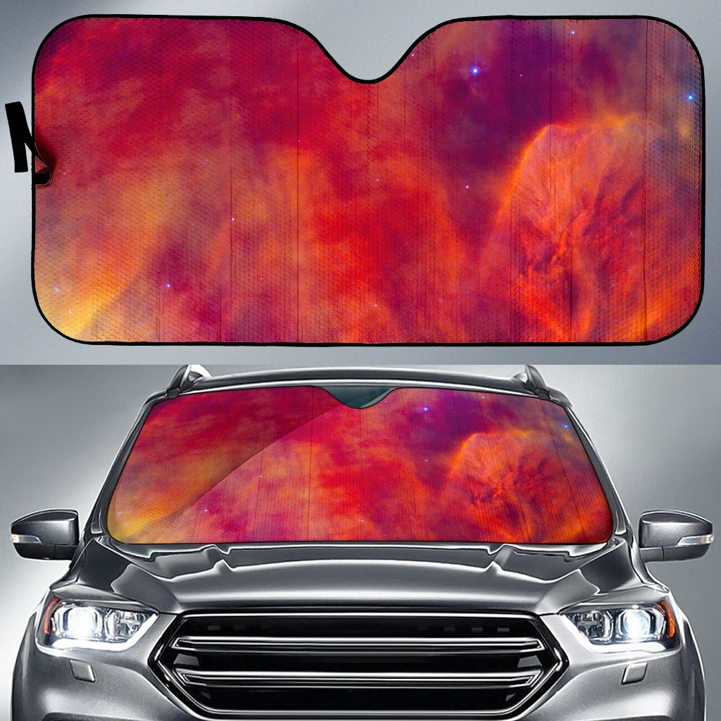 Abstract Nebula Cloud Galaxy Space Print Car Sun Shade GearFrost