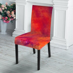 Abstract Nebula Cloud Galaxy Space Print Dining Chair Slipcover