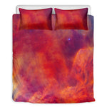 Abstract Nebula Cloud Galaxy Space Print Duvet Cover Bedding Set