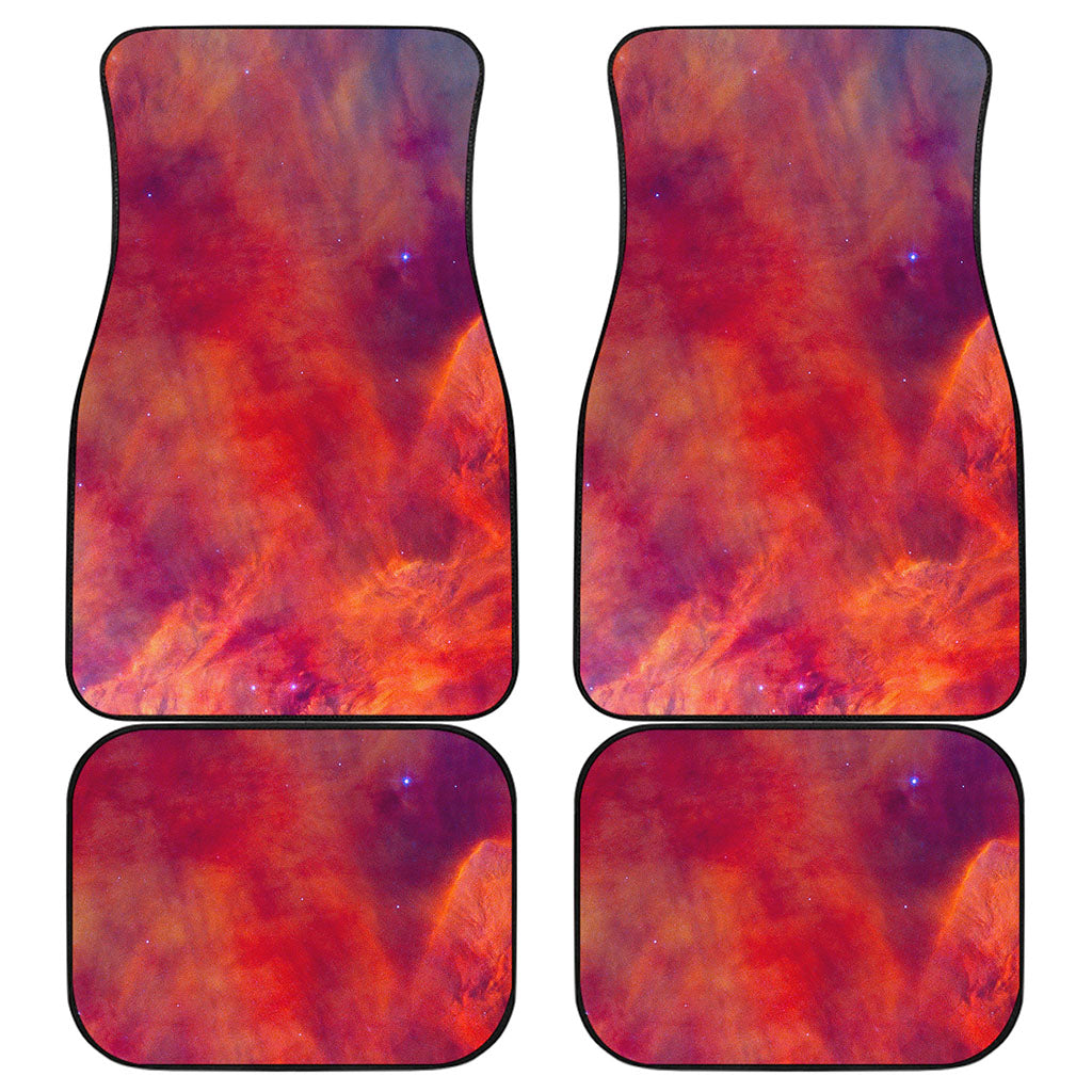 Abstract Nebula Cloud Galaxy Space Print Front and Back Car Floor Mats