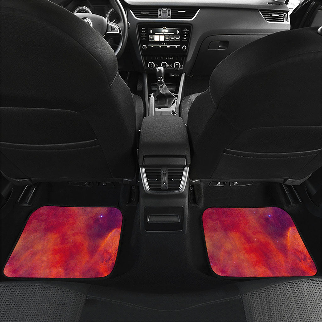 Abstract Nebula Cloud Galaxy Space Print Front and Back Car Floor Mats