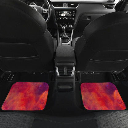 Abstract Nebula Cloud Galaxy Space Print Front and Back Car Floor Mats
