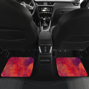 Abstract Nebula Cloud Galaxy Space Print Front and Back Car Floor Mats