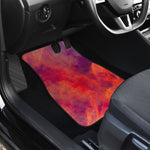 Abstract Nebula Cloud Galaxy Space Print Front and Back Car Floor Mats