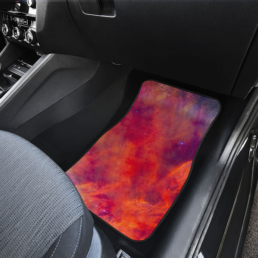Abstract Nebula Cloud Galaxy Space Print Front and Back Car Floor Mats