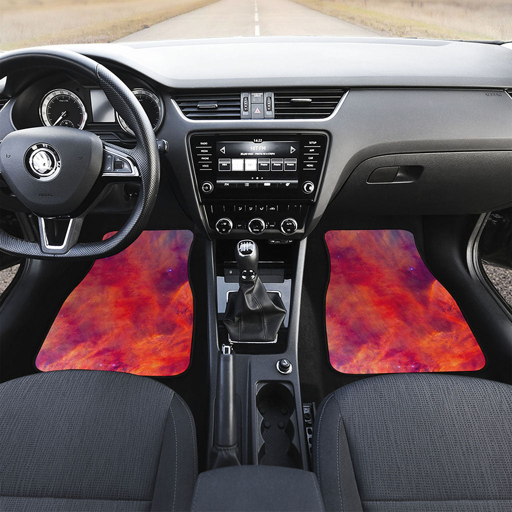 Abstract Nebula Cloud Galaxy Space Print Front Car Floor Mats