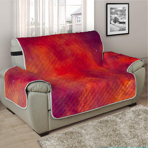 Abstract Nebula Cloud Galaxy Space Print Half Sofa Protector