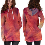 Abstract Nebula Cloud Galaxy Space Print Hoodie Dress GearFrost