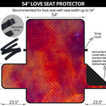 Abstract Nebula Cloud Galaxy Space Print Loveseat Protector