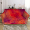 Abstract Nebula Cloud Galaxy Space Print Loveseat Slipcover