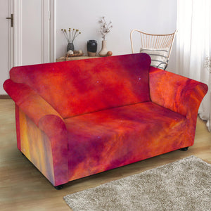 Abstract Nebula Cloud Galaxy Space Print Loveseat Slipcover