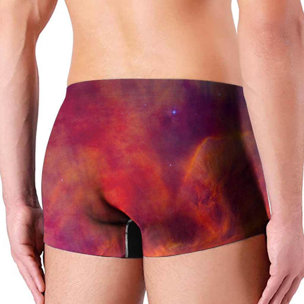 Abstract Nebula Cloud Galaxy Space Print Men's Boxer Briefs