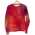 Abstract Nebula Cloud Galaxy Space Print Men's Crewneck Sweatshirt