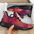 Abstract Nebula Cloud Galaxy Space Print Mesh Knit Shoes