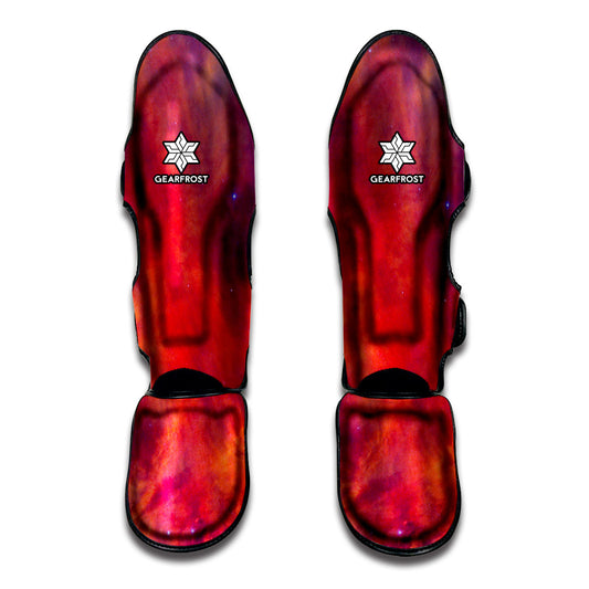 Abstract Nebula Cloud Galaxy Space Print Muay Thai Shin Guard