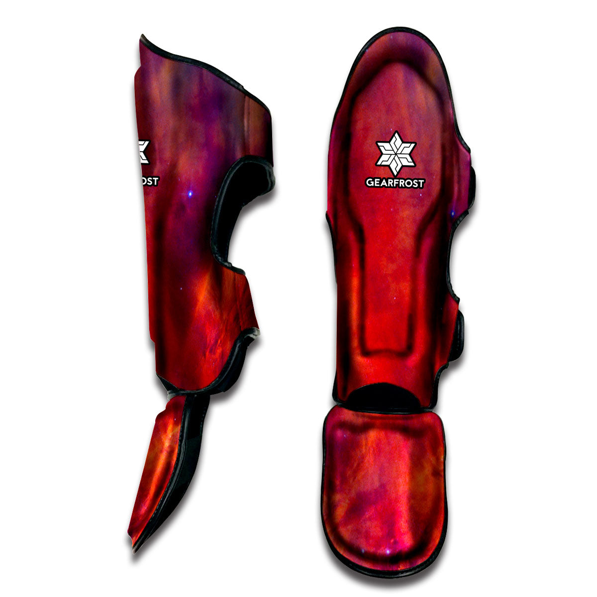 Abstract Nebula Cloud Galaxy Space Print Muay Thai Shin Guard