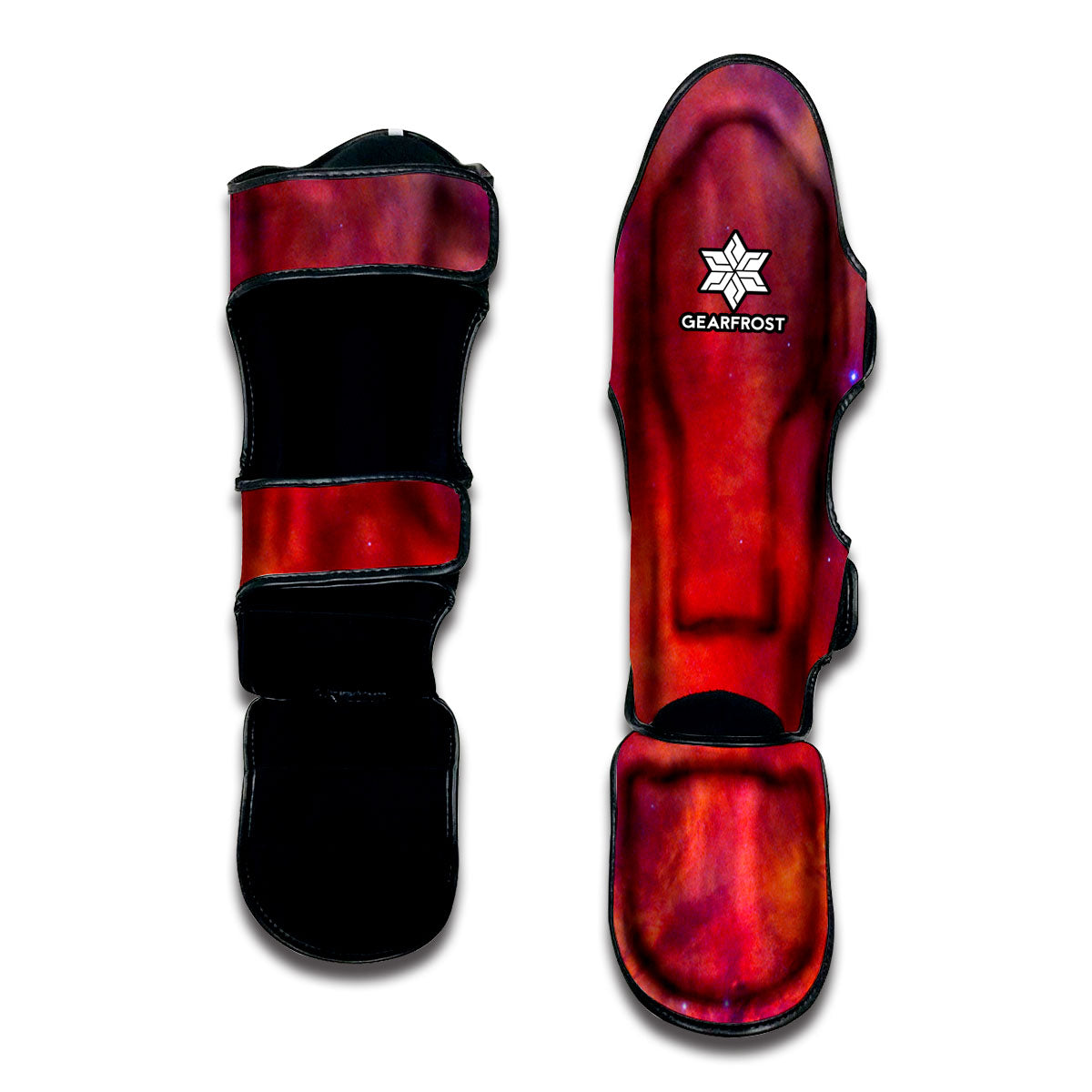 Abstract Nebula Cloud Galaxy Space Print Muay Thai Shin Guard