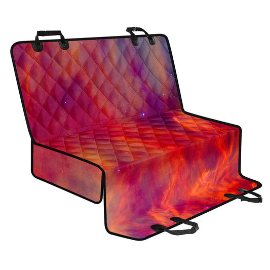 Abstract Nebula Cloud Galaxy Space Print Pet Car Back Seat Cover