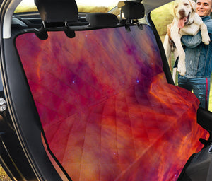 Abstract Nebula Cloud Galaxy Space Print Pet Car Back Seat Cover